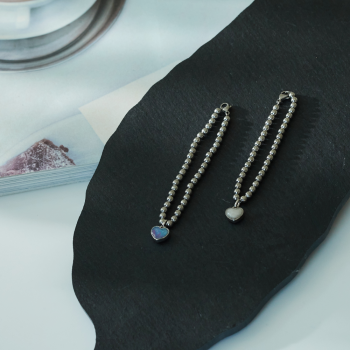 털로만든 팔찌 클래식-하트1B