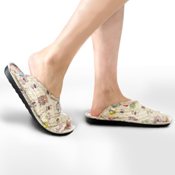 이로다 쿠션실내화 층간소음 슬리퍼 면 쿠션슬리퍼 임산부 유치원 어린이집 교사용 족저근막염