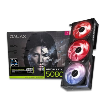 GALAX 지포스 그래픽카드 RTX5080 EX GAMER BLACK OC D7 16GB