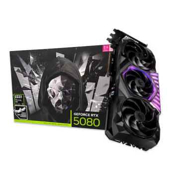 GALAX 지포스 그래픽카드 RTX5080 HOF GAMING BLACK D7 16GB
