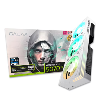 GALAX 지포스 그래픽카드 RTX5070 Ti EX GAMER WHITE OC D7 16GB