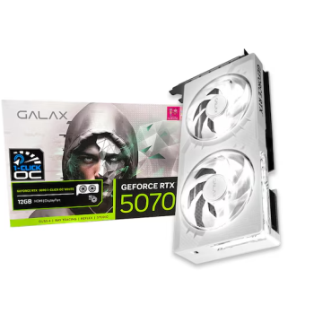 GALAX 지포스 그래픽카드 RTX5070 WHITE OC D7 12GB