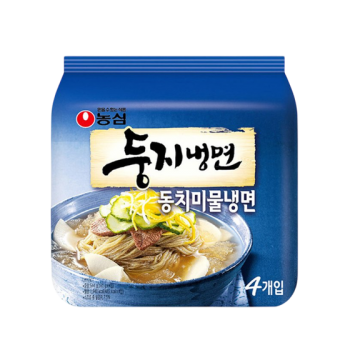 농심) 둥지 동치미물냉면 161g, 1팩(4개입)