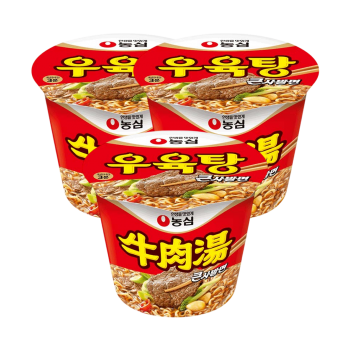농심) 우육탕 큰사발 115g, 3개