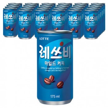 레쓰비 마일드 캔커피 175ml 30개