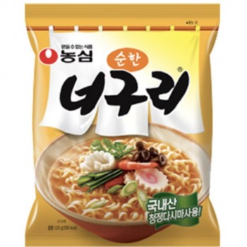 농심 순한너구리 봉지면