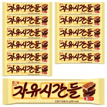 자유시간 들 초코바, 60g, 12개