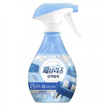 페브리즈 강력탈취 섬유탈취제 상쾌한향 본품, 370ml,