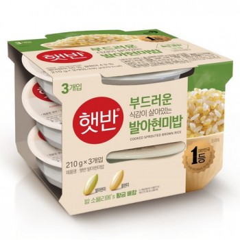 햇반 발아현미밥, 210g