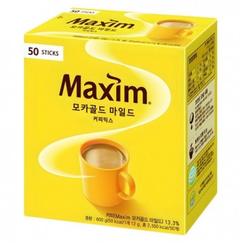 맥심 모카골드 마일드 커피믹스 12g, 50개입
