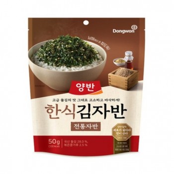 양반 한식 김자반 전통자반, 50g,