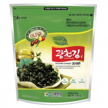 광천김 올리브 광천 돌자반 볶음, 70g, 2개