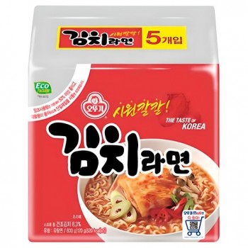 오뚜기 김치라면 120g 5개